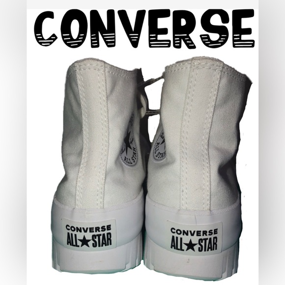CONVERSE Men Chuck Taylor White All Star Lugged 2.0 High Platform Sneaker NWOT - Picture 3 of 11